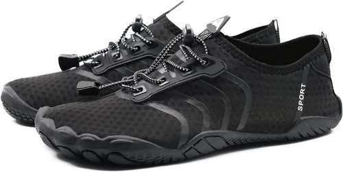 Vista 2 de Zapatos de agua para hombres y mujeres, secado rápido, ligeros, descalzos, natación, playa, piscina, surf, camping, aqua, escalada, deportes