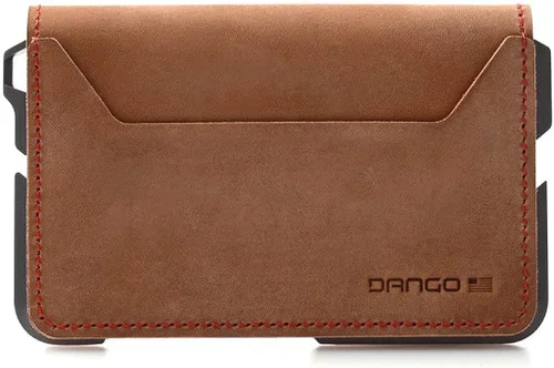 Vista 2 de Dango D01 Dapper EDC Wallet - Hecho en Estados Unidos - Cuero genuino aluminio CNC y bloqueo RFID