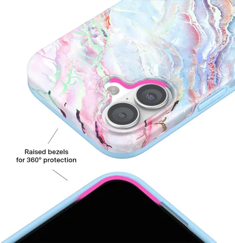 Vista 1157 de VELVET CAVIAR Funda para iPhone 15, compatible con MagSafe, probada contra caídas de 10 pies, fundas protectoras de diseño, leopardo color rosa