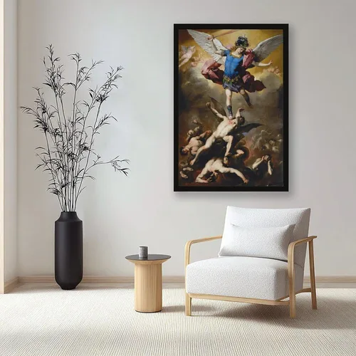 Vista 7 de XOQO The Fall of The Rebel Angels by Luca Giordano Baroque Prints Posters Canvas Deco Paintings Vintage Wall Art For Living Room Bedroom Office