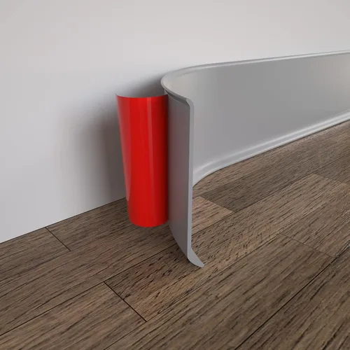 Vista 12 de COUKIU Moldura Flexible para Zócalo, 3 Pulgadas x 40 Pies Base de Pared de Vinilo Autoadhesiva Base Cove, Moldura de Base de Pared de Goma