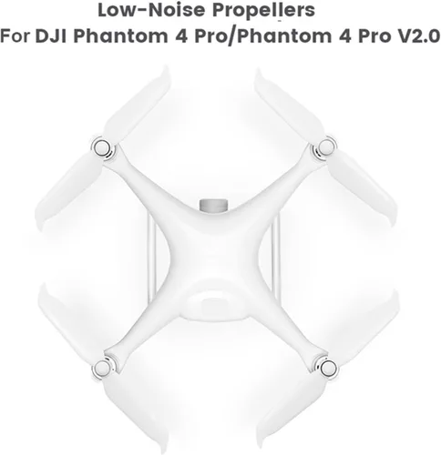 Vista 2 de 2 pares de hélices de dron de bajo ruido para Phantom 4 Series con base de hélice para DJI Phantoom 4 Pro V2.0 Accesorios