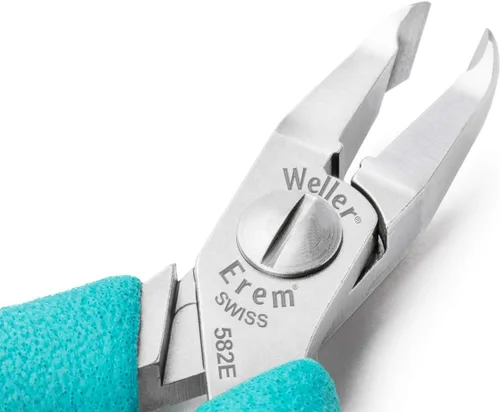 Vista 3 de Erem Weller Erem 582E Miniture - Cortador de corte completo a ras de 20 AWG con punta angulada