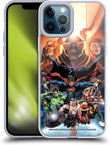 Vista 187 de Head Case Designs Funda de gel con licencia oficial de la Liga de la Justicia DC Comics #10 Darkseid War Comic Book Cover