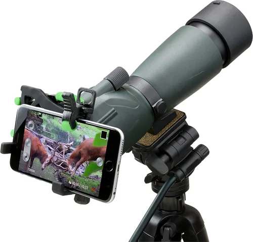 Vista 3 de Carson HookUpz 2.0 universal para smartphone, adaptador óptico para prismáticos, catalejos, telescopios, microscopios, monoculars y más (IS-200)