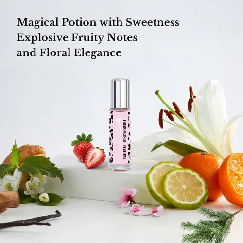 Vista 8 de Perfumes con feromonas para mujeres, aceite de perfume roll on de larga duración 0.34 fl.oz (10ml)