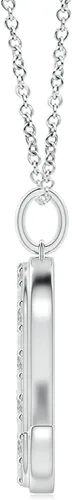 Vista 3 de Angara Natural Diamond Zodiac Pendant Necklace for Women, Girls in 925 Sterling Silver (Color-K, Clarity-I3) Astrology Jewelry Gifts for Her
