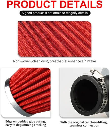 Vista 7 de NIBBI Kit de carburador PE28FL, carburador de motocicleta PE28mm con filtros de aire de 1.81 pulgadas para motocross, mini bicicleta, pit bike