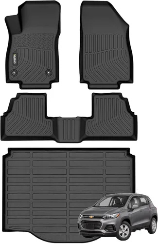 Vista 258 de Tapetes de piso para todo clima y forro de carga con respaldo para Chevrolet Suburban de 7 asientos 2021-2025 / GMC Yukon XL de 7 asientos