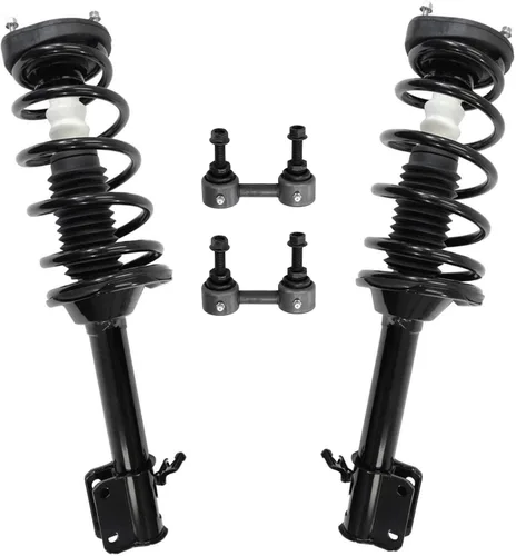 Vista 94 de Detroit Axle - Kit de 4 piezas RWD Puntales Delanteros Barras Estabilizadoras para Ford F-150 2021 2022 2023 2024, 2 Puntales con Resorte Helicoidal