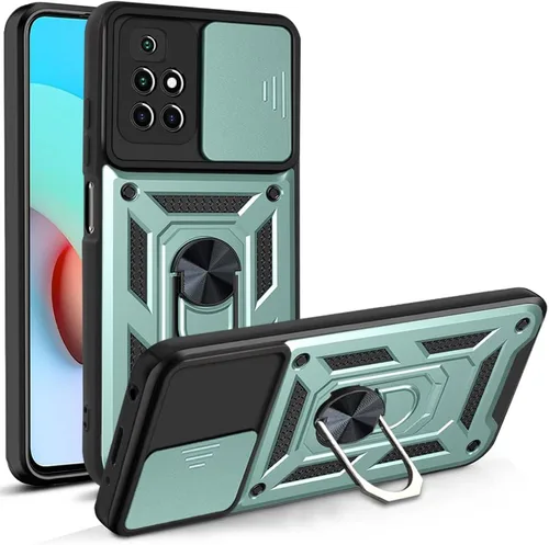 Vista 112 de Compatible con Tecno Camon 18P Bracket Shell, Slide Camera Lens Cover Case Azul