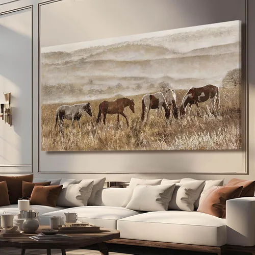 Vista 13 de Pintura de hojas negras y doradas, decoración de pared para sala de estar, arte de naturaleza en lienzo, obra de arte moderna, impresiones