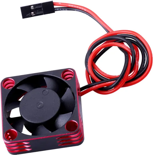 Vista 3 de Ventilador de enfriamiento de motor RC de 1.181 in Disipador de calor Ventilador de enfriamiento ESC de alta velocidad sin escobillas para coche RC