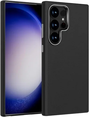 Vista 114 de X-level Funda para Samsung Galaxy Z Flip 6, delgada funda delgada de piel sintética para teléfono, TPU suave, a prueba de golpes, protección Negro