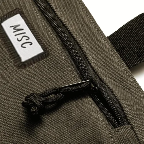 Vista 9 de Bolsa enrollable de herramientas oficial Voyager – Bolsa enrollable de 5 bolsillos fácil de transportar – Lona duradera de 20 onzas, cremalleras YKK