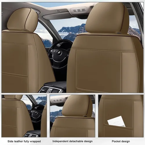 Vista 2 de Fundas para Asiento Delantero para Lexus de 2002-2024, Cojín de Asiento de Coche Premium, Protectores de Asiento Impermeables, Accesorios