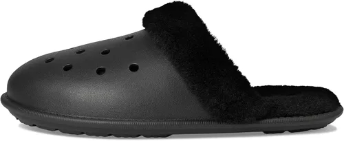 Vista 9 de Crocs - Pantuflas unisex para adultos, clásicas con forro, de pelo mullido
