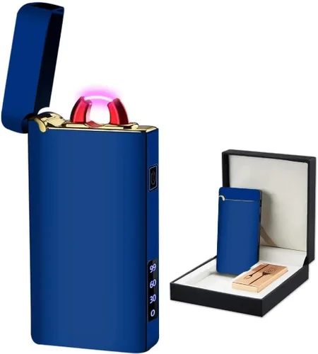 Vista 11 de GADATOP Encendedores eléctricos de plasma de arco, encendedor recargable por USB, a prueba de viento, sin llama, con batería de alta potencia