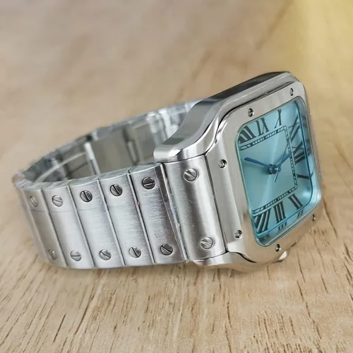 Vista 5 de Original NH35 Reloj automático para hombre, 3ATM, resistente al agua, mecánico, de viento automático, para hombre, reloj de pulsera de acero