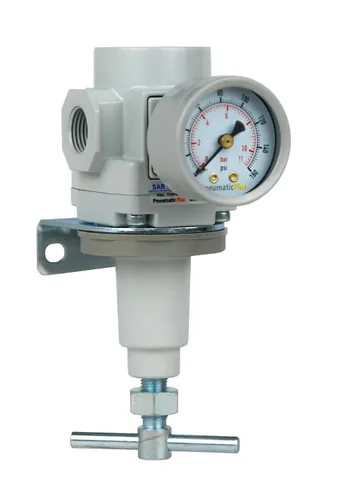 Vista 10 de PneumaticPlus SAR600T-N10BG Regulador de presión de aire, 1" NPT, mango