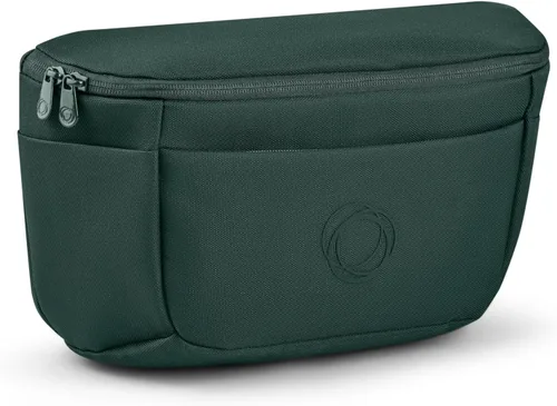 Vista 11 de Bugaboo Bolsa organizadora para cochecito, bolsa de pañales compacta con múltiples bolsillos y soporte aislado para botellas, compatible universal