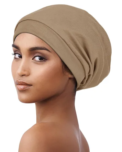 Vista 97 de Alnorm - Gorro con forro de satén y suave banda elástica para hombres y mujeres, talla única Se ajusta a la mayoría