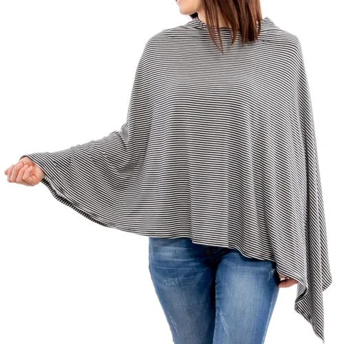 Vista 10 de WeeSprout Manta de Lactancia para Amamantar, Poncho de Lactancia Suave y Transpirable, Inserción para el Cuello para Vista Manos Libres, Manta