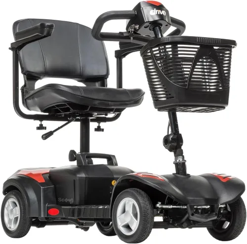 Vista 2 de Scout 4 LT - Scooter de movilidad de viaje con 5 años de protección