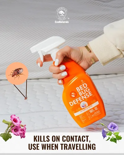 Vista 7 de All Natural Bed Bug Spray -Non-Toxic Bed Bugs Killer - 2 Bottle Pack 16 oz + 1 oz Concentrate - Fast-Acting Beds Bug Killer Kills Fleas and Mites