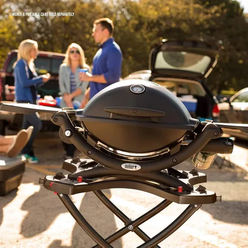 Vista 3 de Grill de propano líquido Weber 51060001 Q1200 , Rejilla, 0, Negro