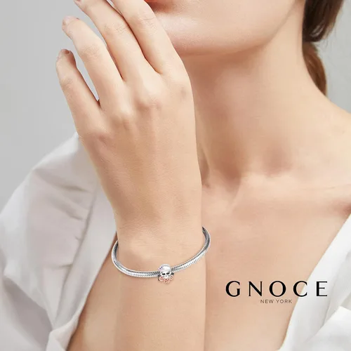 Vista 5 de GNOCE Skull Charms for Bracelet 925 Sterling Silver Halloween Charms for Women Girls Wife Daughter Christmas Gift