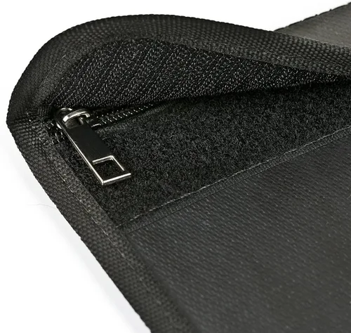 Vista 9 de ExpertPower Bolsa de seguridad para archivos de oficina Bolsa ignífuga y resistente al agua para documentos y soporte para sobres