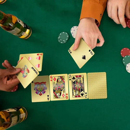 Vista 7 de BIERDORF Cartas de Juego de Póquer Impermeables de Plástico - Baraja Duradera y Elegante - Cartas Profesionales Premium de Índice Estándar