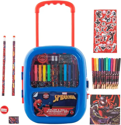 Vista 13 de Juego de Colorear y Enrollar de Barbie con Estuche de Transporte, Pegatinas y Suministros Artísticos