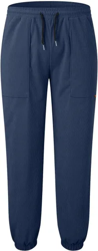 Vista 3 de Pantalones deportivos de pana para hombre, pantalones cargo casuales con cordón y cintura elástica, holgados, con bolsillos