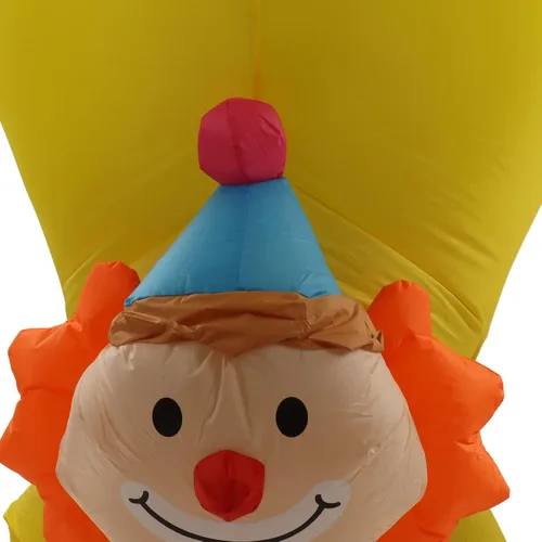 Vista 4 de TOPINCN Disfraz inflable para adulto, disfraz de fiesta de payaso, disfraz inflable de payaso al revés, disfraz de cosplay, overol de fantasía