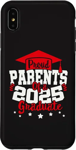 Vista 7 de iPhone 15 Parents of a 2025 Graduate Class Senior Graduation Grad 25 Case