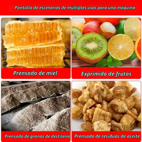 Vista 6 de Máquina de prensa de miel de malla, extractor de cera de abeja, prensador de miel de frutas, extractor de miel de malla de acero inoxidable