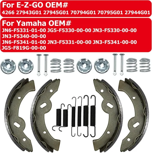 Vista 6 de Zapatas de freno de carrito de golf para EZGO Medalist TXT RXV Workhorse Yamaha G9 G11 G14 G16 G19 G20 G21 G22 G23 G27 G28
