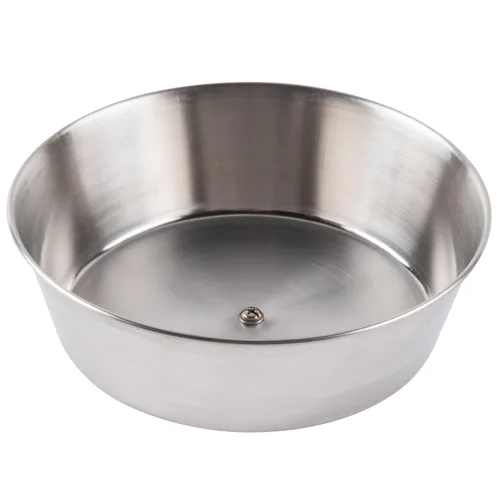 Vista 4 de American Metalcraft BA640S - Cubiertas redondas de acero inoxidable para untar (6 ½") de diámetro.
