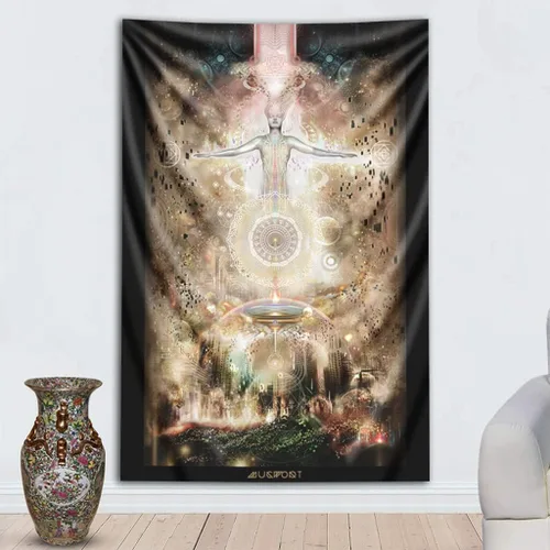 Vista 2 de Tapiz luminoso de retorno de Mugwort (40 x 60 pulgadas)