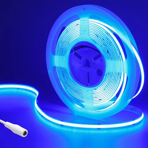 Vista 13 de Tira de luz LED COB DC de 24 V, blanco natural, 4000 K, 2400 LED, 16.4 pies, CRI 93+ 4500 lm, brillo uniforme, flexible, IP20, no impermeable, cinta