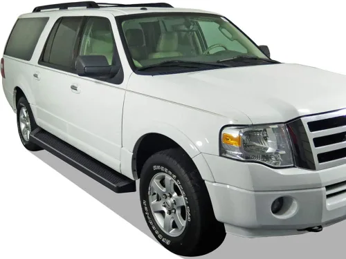 Vista 2 de APS Estribos negros prémium de 6 pulgadas compatibles con Ford Expedition SUV de 4 puertas 97-17