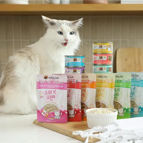Vista 10 de Weruva Paté clásico para gatos, presiona tu cena con pollo, lata de 5.5 onzas (paquete de 8)
