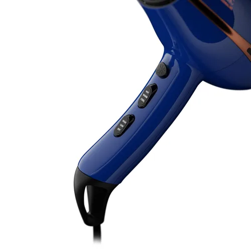Vista 3 de Andis 84040 Pro Dry Elite - Secador de pelo iónico de turmalina multiajuste de 1875 W, 3 ajustes de calor y 2 ajustes de velocidad, accesorio de Azul