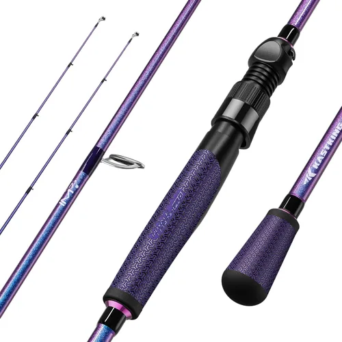 Vista 11 de KastKing Royale Legend Pro Technique Bass Fishing Rods, KastFlex IM7 Graphite Blanks, 2-Piece Rod with Extra Tip, SlipLock Technology Handles, PTS