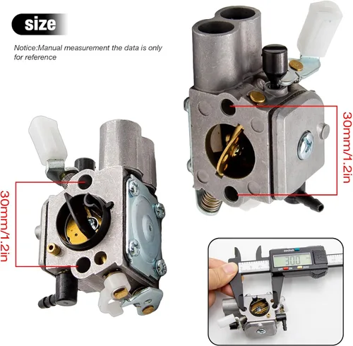 Vista 3 de SYOWADA C1Q-S233 Kit de reparación de carburador de repuesto para STIHL MS251 MS231C MS251C MS241 MS231 MS241C con línea de filtro de combustible
