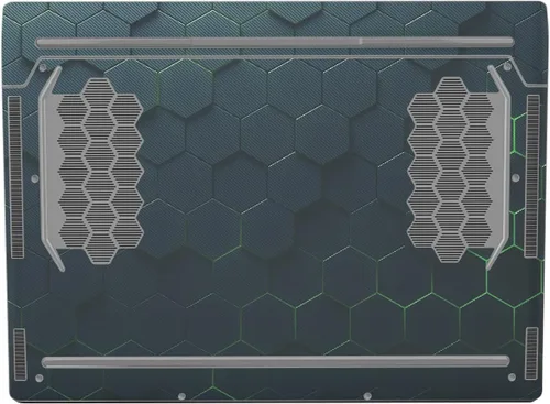 Vista 2 de MightySkins Skin compatible con Alienware X17 R2 (2022) Kit de envoltura completa - Acid Hex Funda protectora de vinilo duradera y única Fácil