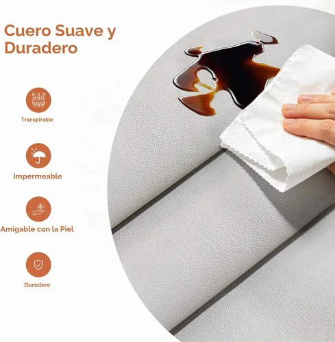 Vista 8 de Silla reclinable eléctrica con soporte lumbar ajustable, sillón reclinable giratorio con reposabrazos sobrerelleno, sillón reclinable para Gris