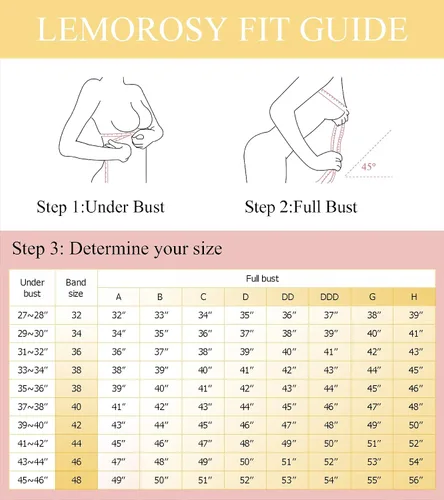 Vista 7 de Lemorosy Womens Plus Size Anti-SlipInvisible Seamless Wireless Strapless Bra